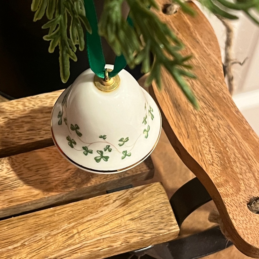 Royal Tara Shamrock Bell Ornament